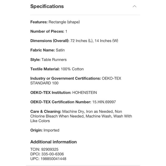 Party Print Runner Cream Green Pink kate spade new york x Target hosting dining - Picture 5 of 5